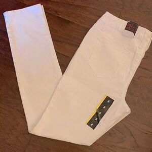 No Boundaries Classic White Brushed Cotton Denim Pants Size 11